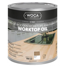 WOCA Arbeitsplattenöl natur / farblos für alle Massivhölzer und Leimhölzer - 750 ml